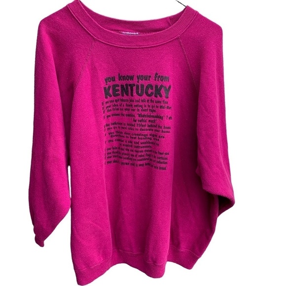 Vintage Crewneck Sweatshirt You Know Your From Kentucky if … - Picture 1 of 4